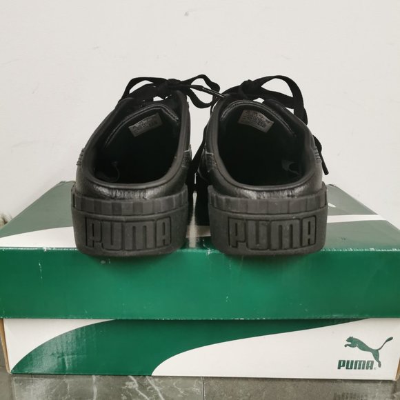 Puma Cali Mules Black / Gold - Picture 4 of 7